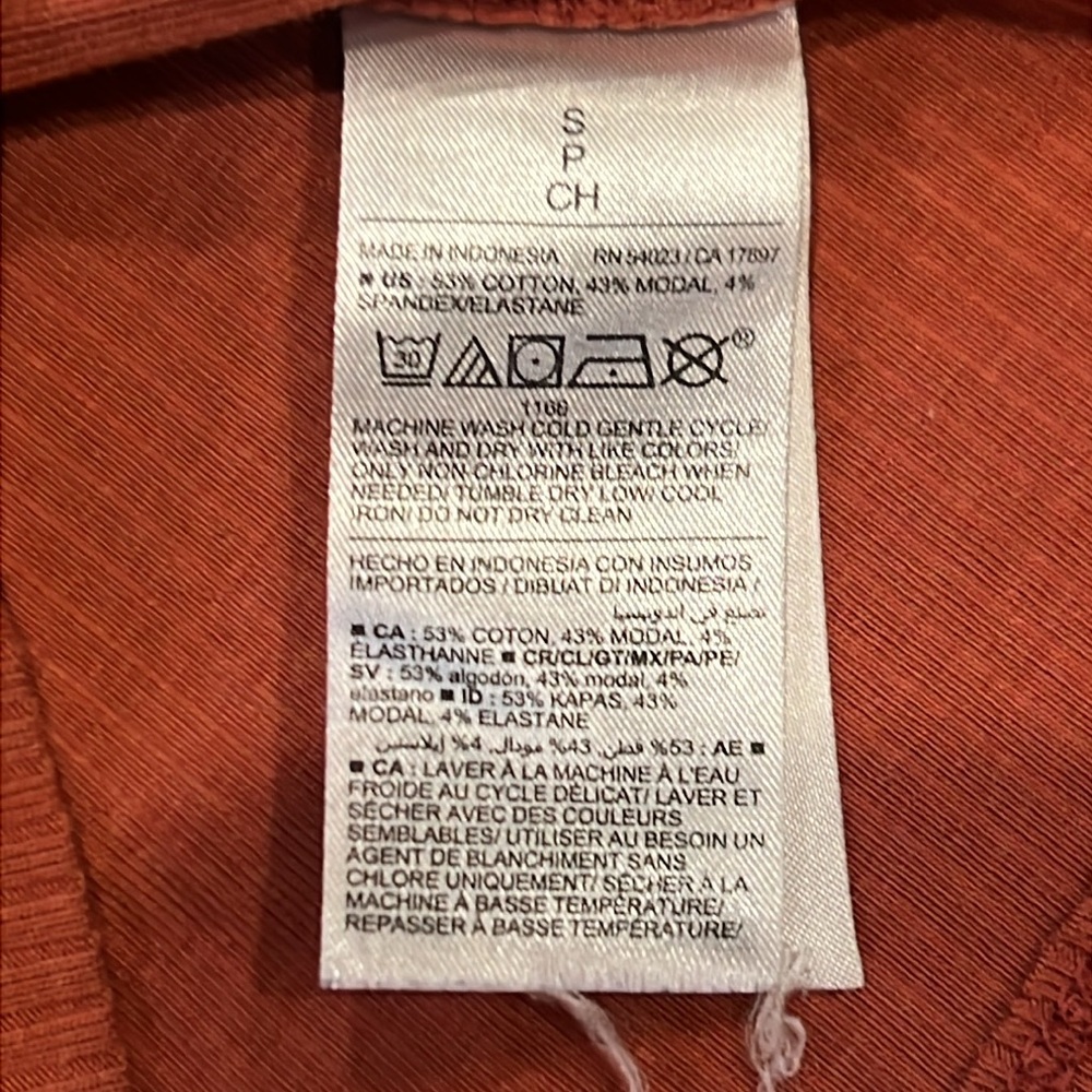 Old Navy Off-Shoulder Ribbed Top - Coral - Picture 5 of 8
